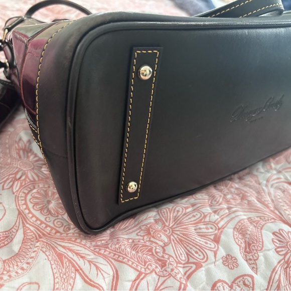 Dooney & Bourke Burgundy Croc-Embossed Shoulder Bag Set - Picture 8 of 16